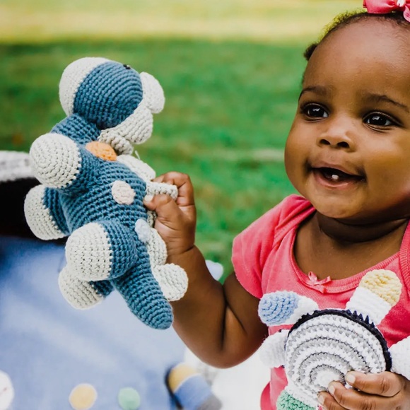 Stegosaurus Plush Dino Rattle - Picture 10 of 16